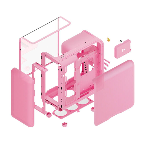 Hyte X50 Strawberry Milk Temperli Cam Usb 3.2 Atx Mid Tower Gaming Kasa (cs Hyte X50g Sm) – 2 Yıl Birebir Değişim Garantili 10