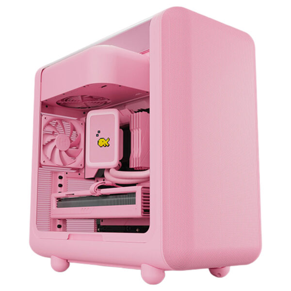 Hyte X50 Strawberry Milk Temperli Cam Usb 3 2 Atx Mid Tower Gaming Kasa Cs Hyte X50g Sm 2 Yil Birebir Degisim Garantili T2