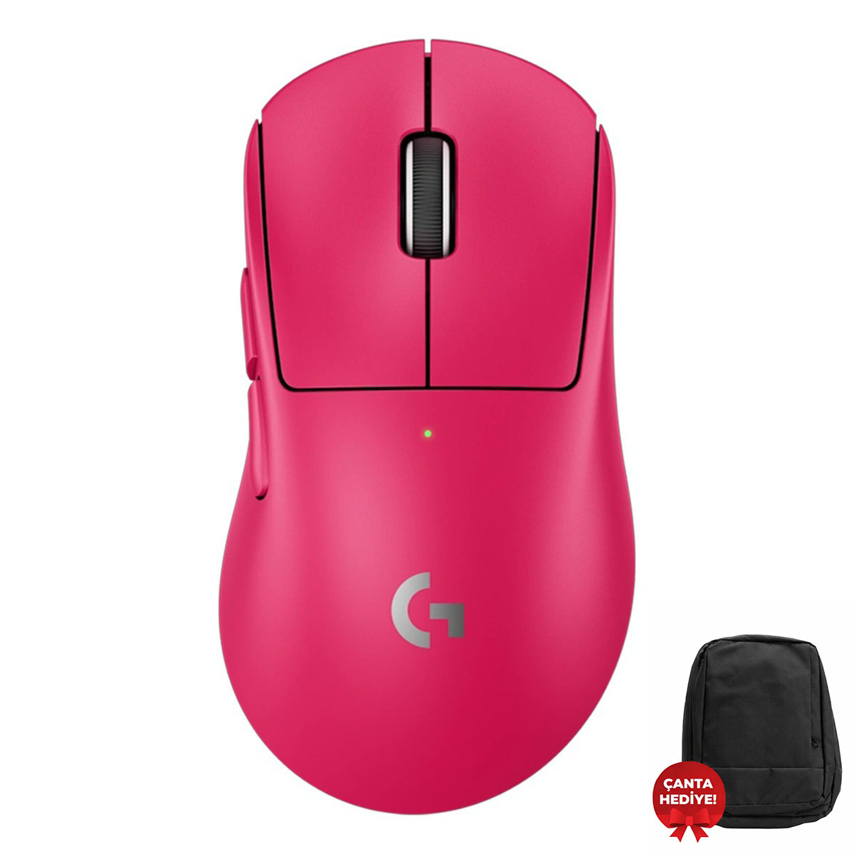Logitech G Pro X Superlight 2 Dex 8k Hz Hero 2 Sensör Pembe Kablosuz Gaming Mouse (910 007374) 1