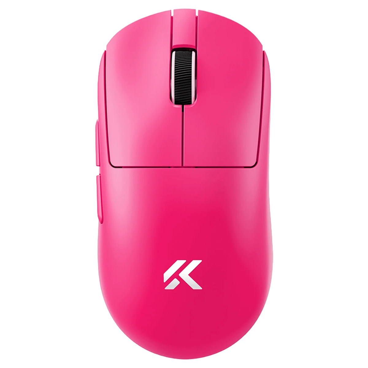 Alt metin: Pembe renkli kablosuz gaming mouse, ergonomik tasarımı ve yüksek hassasiyetli sensörüyle oyuncular için ideal, kaliteli gaming mouse modeli.
