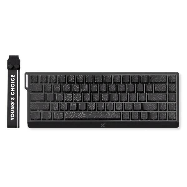 Kara renkli gaming klavye ve anahtar seti, şık tasarım ve detaylı doku ile oyun performansını artırır. Yüksek kaliteli malzeme ve ergonomik yapı, uzun süreli kullanım sağlar.