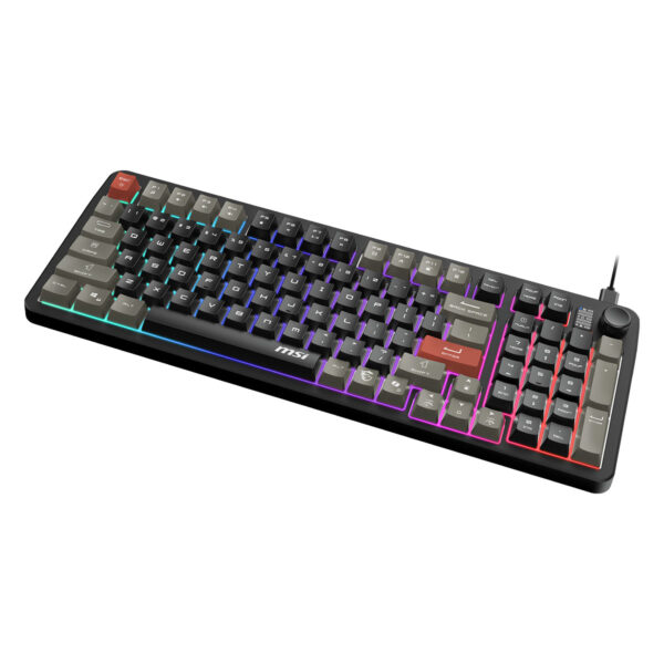 Msi Forge Gk110 Tr Membrane Rgb Türkçe Mekanik Gaming Klavye 4
