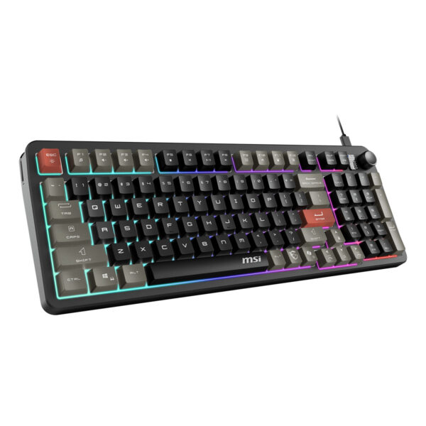 Msi Forge Gk110 Tr Membrane Rgb Türkçe Mekanik Gaming Klavye 6