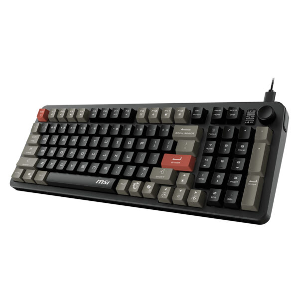 Msi Forge Gk110 Tr Membrane Rgb Türkçe Mekanik Gaming Klavye 8