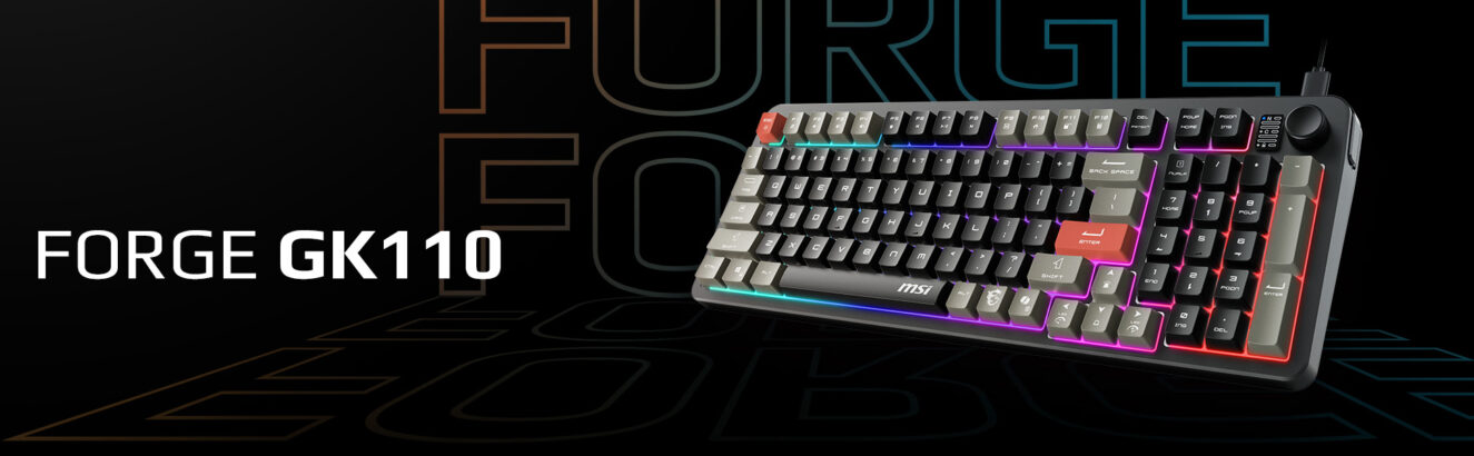 MSI FORGE GK110 TR Gaming Klavye H1