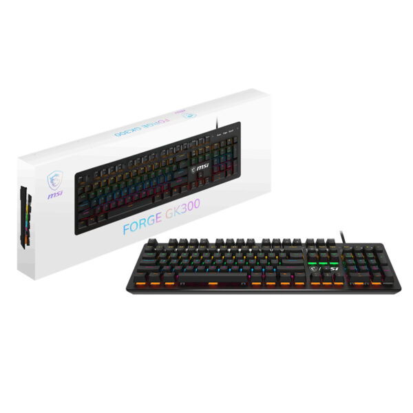 Msi Forge Gk300 Red Switch Rgb Mekanik Gaming Klavye 9