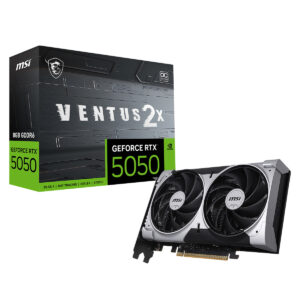 Msi Geforce Rtx 5050 8g Ventus 2x Oc 8gb Gddr6 128 Bit Dlss 4 Ekran Kartı 1