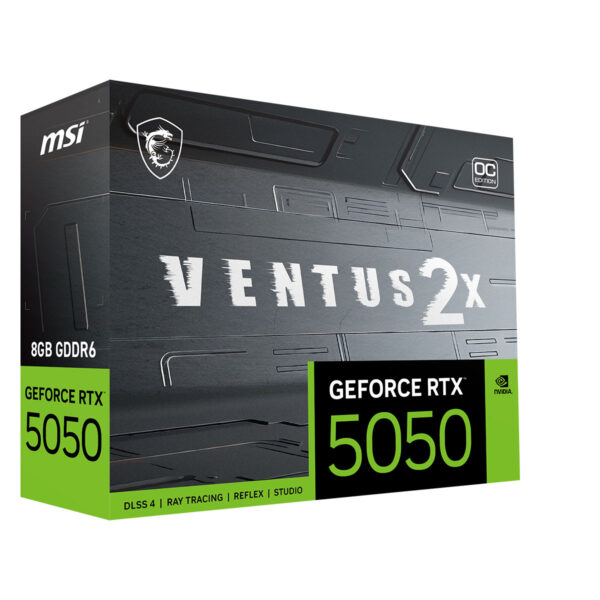 Msi Geforce Rtx 5050 8g Ventus 2x Oc 8gb Gddr6 128 Bit Dlss 4 Ekran Kartı 10