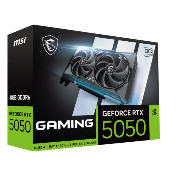 Msi Geforce Rtx 5050 8gb Gaming Oc 8gb Gddr6 128 Bit Dlss 4 Ekran Kartı 10