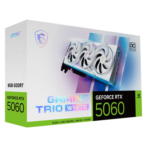 Msi Geforce Rtx 5060 8g Gaming Trio Oc White 8gb Gddr7 128 Bit Dlss 4 Ekran Kartı 11