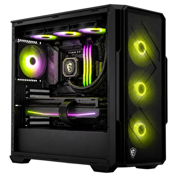 Msi Mag Forge 340r Airflow 4x120mm Argb Fan Mesh Temperli Cam Usb 3 1 Mid Tower Atx Gaming Kasa T2