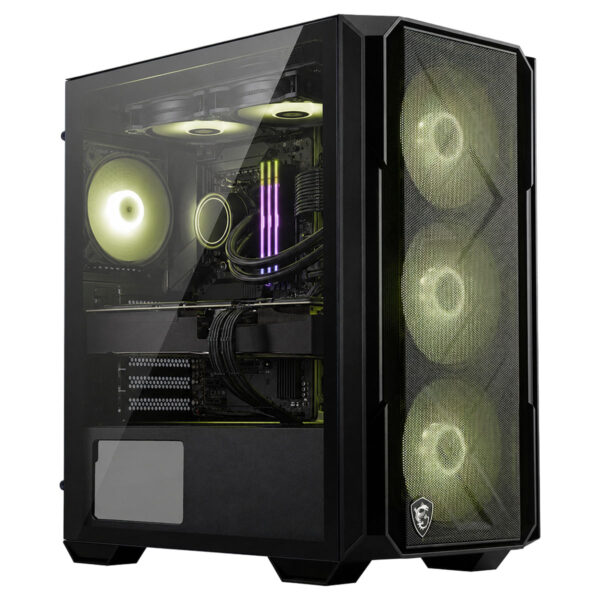 Msi Mag Forge M120r Airflow 4x120mm Argb Fan Mesh Temperli Cam Mini Tower Matx Gaming Kasa T2