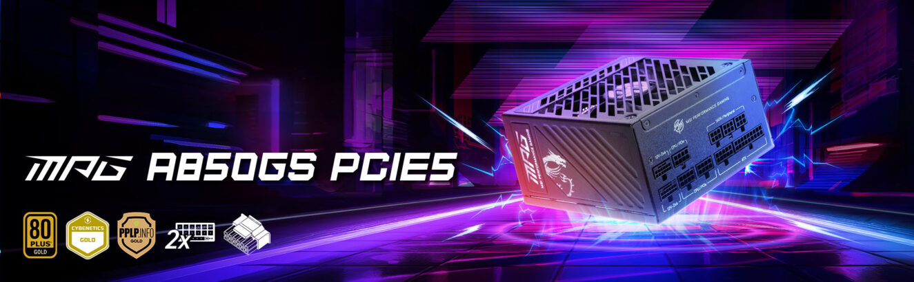 MSI MPG A850GS PCIE5 850W Güç Kaynağı H1