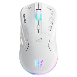 Onikuma Cw917 White Rgb Kablosuz Simetrik Gaming Mouse 1