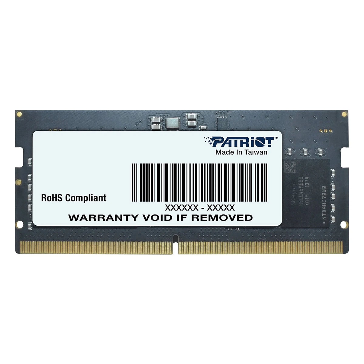 Yüksek performans için DDR4 bellek modülü, uygun fiyatlı ve yüksek hızda, oyun ve uygulamalar için optimize edilmiş. Patriot markalı, Taiwan üretimi.