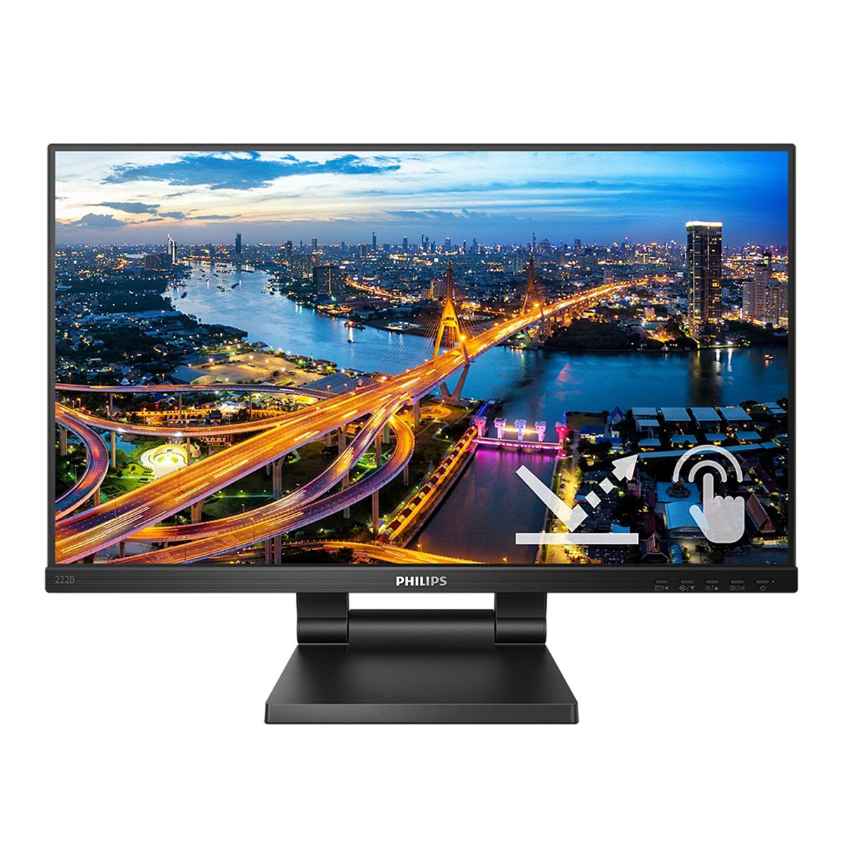Philips 222b1tc00 21.5 Inç 75hz 4ms Full Hd Ips Dokunmatik Monitör 1