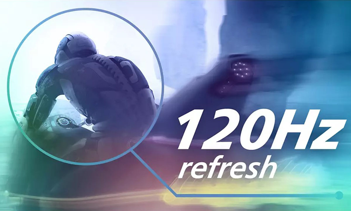 Ultra akıcı, muhteşem görüntüler için 120 Hz yenileme hızları