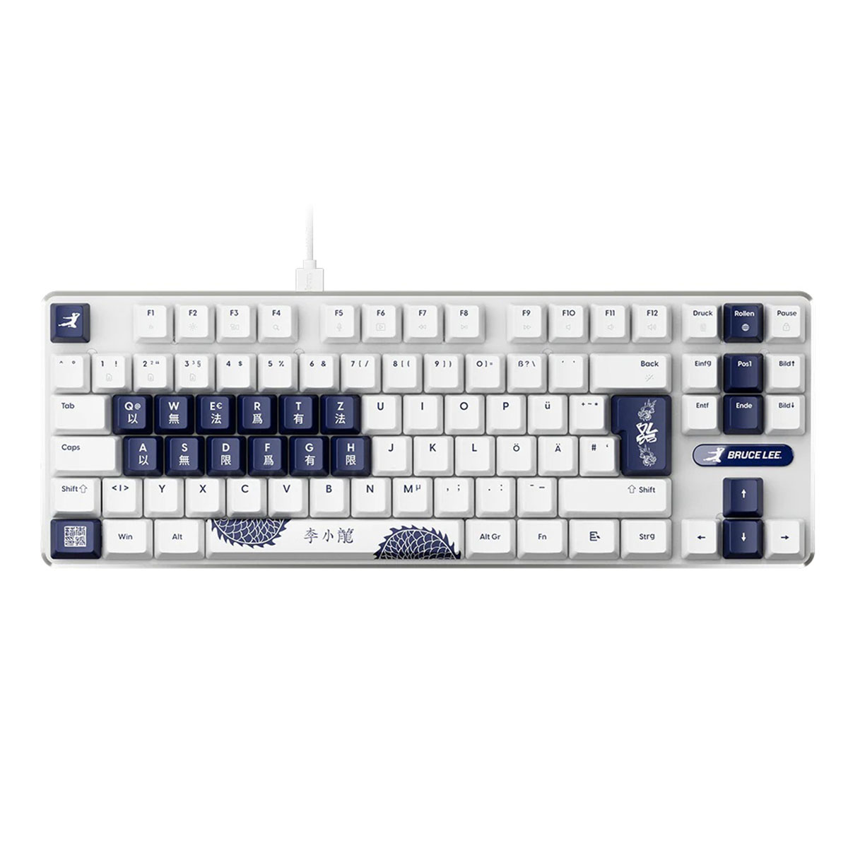 Pulsar Pcmk 3 He Tkl Bruce Lee 85th Edition De Iso Gateron X Pulsar Manyetik Switch 8k Hz Hall Effect Hotswap Rgb Almanca Mekanik Gaming Klavye (pcmk3he833) 1