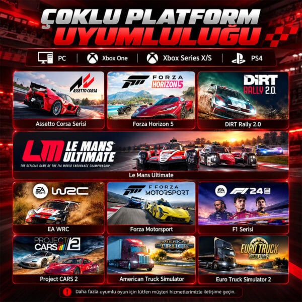 Pxn V10 Ultra Pc Xbox Oneseries Ps4 Uyumlu Direksiyon Seti 6