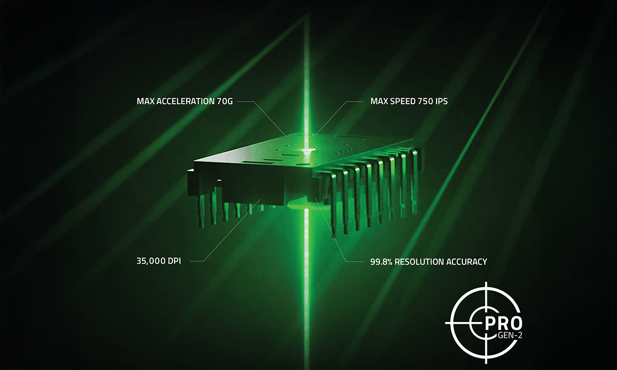 2. Nesil Razer Focus Pro 35K Optik Sensör
