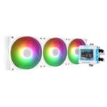 Yüksek performanslı renkli RGB bilgisayar soğutucu fanlar ve sıvı soğutucu pompa. Oyuncu ve bilgisayar meraklıları için ideal, şık ve etkileyici RGB aydınlatmalı fan ve soğutucu çözümü.
