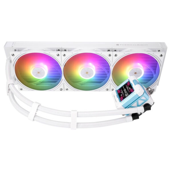 Yüksek performanslı RGB aydınlatmalı sıvı soğutucu fan, gaming ve bilgisayar sistemi performansını artırmak için tasarlanmıştır. Sağlam tasarımı ve renkli LED aydınlatmasıyla dikkat çekici oyun bilgisayarı parçaları.