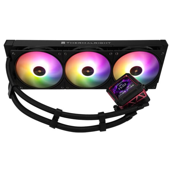 Renkli RGB fan ve su soğutma sistemi, gaming ve bilgisayar performansı arttırmak için mükemmel seçenektir. Thermalright markasıyla yüksek kaliteli soğutma ve LED ışıklandırma özellikleri içerir.