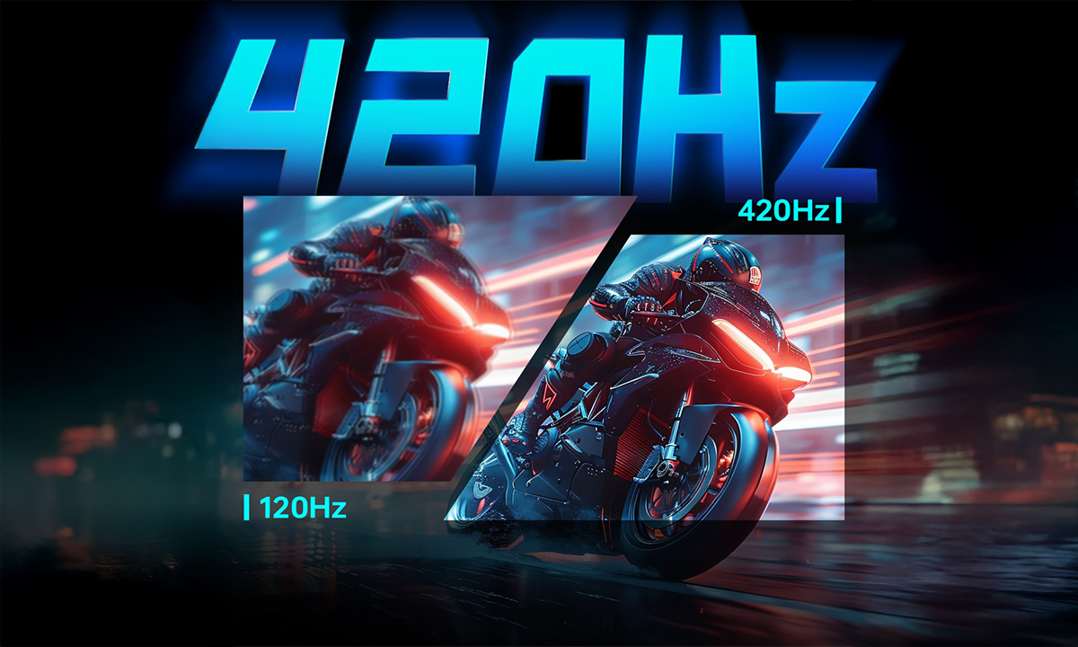 420 Hz Yenileme Hızı 1 ms Tepki Süresi