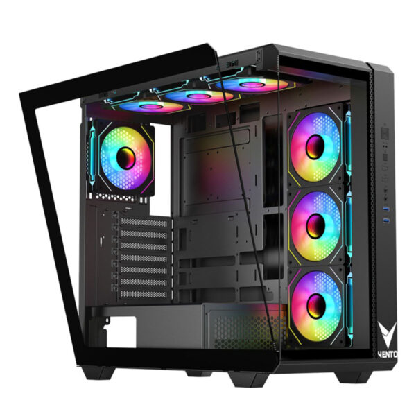 Vento Vg4302fa 4x120mm Argb Fan Temperli Cam Usb 3.0 Hydro K Pro 850w 80+ Bronze Mid Tower E Atx Gaming Kasa 4