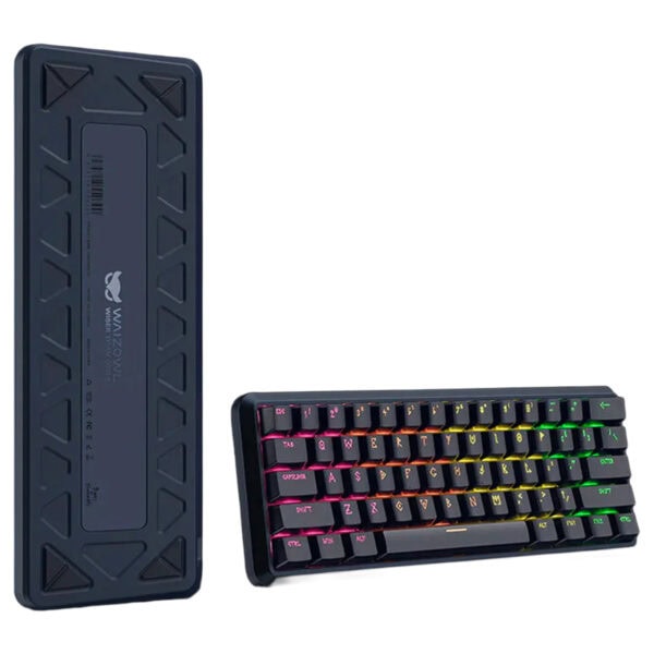 RGB aydınlatmalı USB oyun klavyesi, kompakt ve dayanıklı tasarım, hızlı tepki süreleri ile en iyi oyun deneyimi sağlar, profesyonel gamers ve oyuncular için ideal.