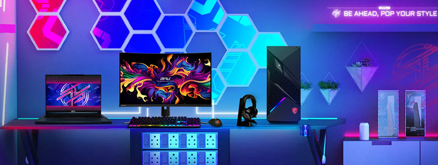MSI MPG 321CURX QD-OLED Gaming Monitör H23