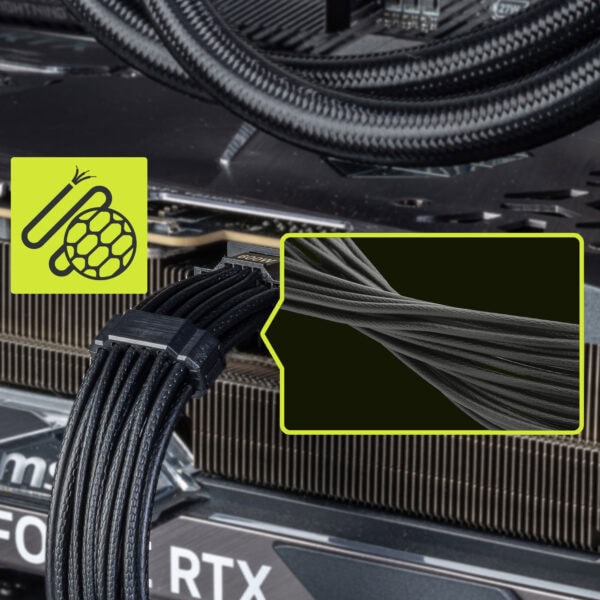 MSI MAG A1000GLS PCIE5 1000W Güç Kaynağı H6