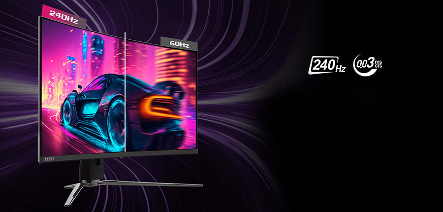 MSI MPG 321CURX QD-OLED Gaming Monitör H7
