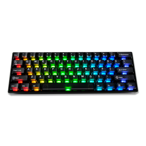 Akko Monsgeek Fun60 Max Black Hall Effect Glare Manyetik Switch Rgb Kablosuz Hotswap Türkçe Mekanik Gaming Klavye 2