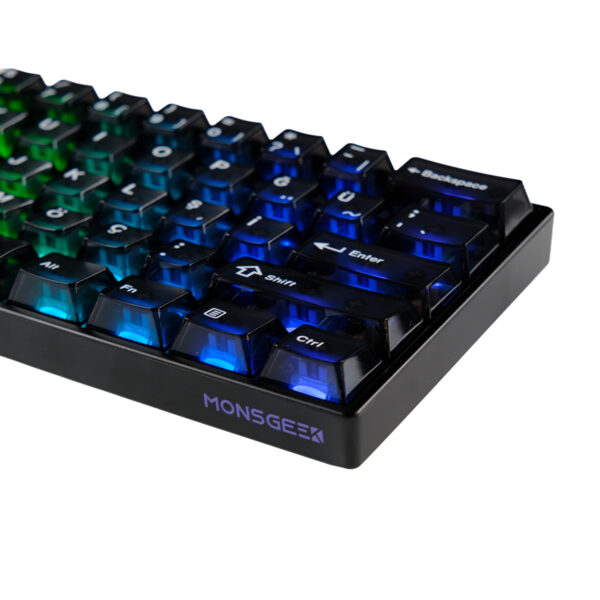 Akko Monsgeek Fun60 Max Black Hall Effect Glare Manyetik Switch Rgb Kablosuz Hotswap Türkçe Mekanik Gaming Klavye 4