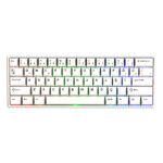 Akko Monsgeek Fun60 Max White Hall Effect Glare Manyetik Switch Rgb Kablosuz Hotswap Türkçe Mekanik Gaming Klavye 1