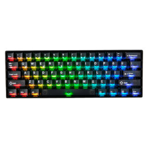 Akko Monsgeek Fun60 Pro Black Hall Effect Glare Manyetik Switch 8k Hz Argb Kablosuz Hotswap Türkçe Mekanik Gaming Klavye 1
