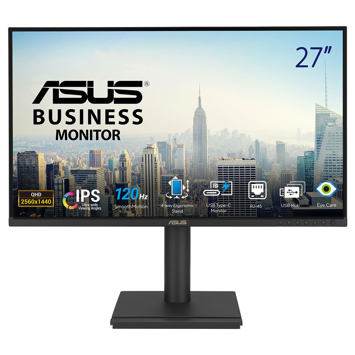 Asus Be27acgn 27 Inç 120hz 5ms 2k Qhd Adaptive Sync Ips Pivot Monitör 1