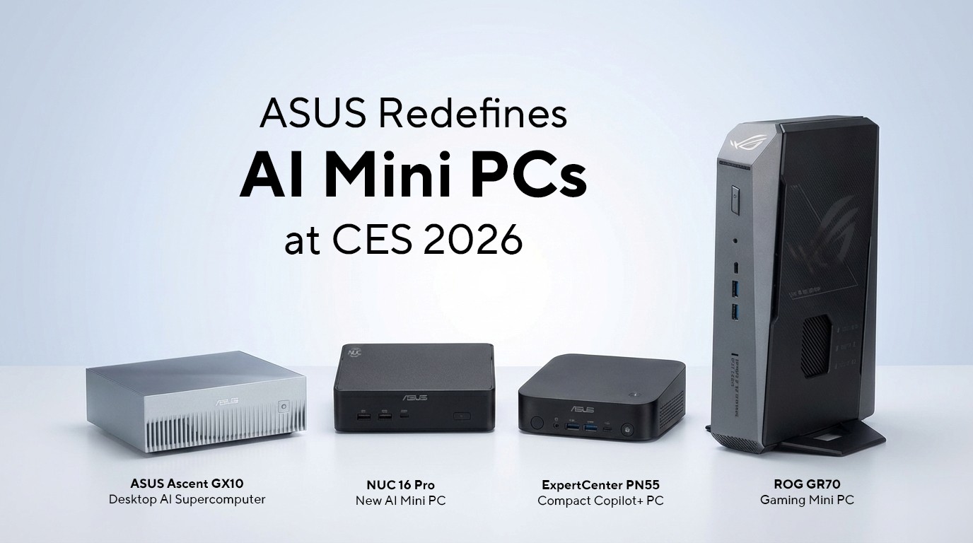Asus Ces 2026da Cigir Acan Ultra Kucuk Form Faktorlu Pclerini Tanitti