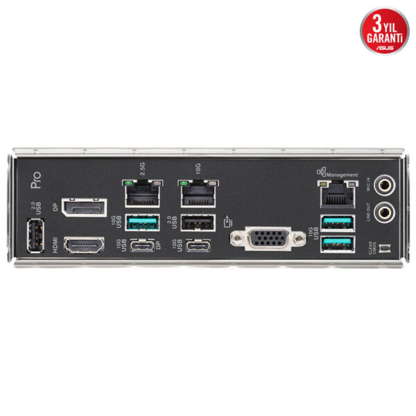 Asus Pro Ws B850m Ace Se 8000mhz (oc) Ddr5 Soket Am5 M.2 Hdmi Dp Vga Matx Anakart 12
