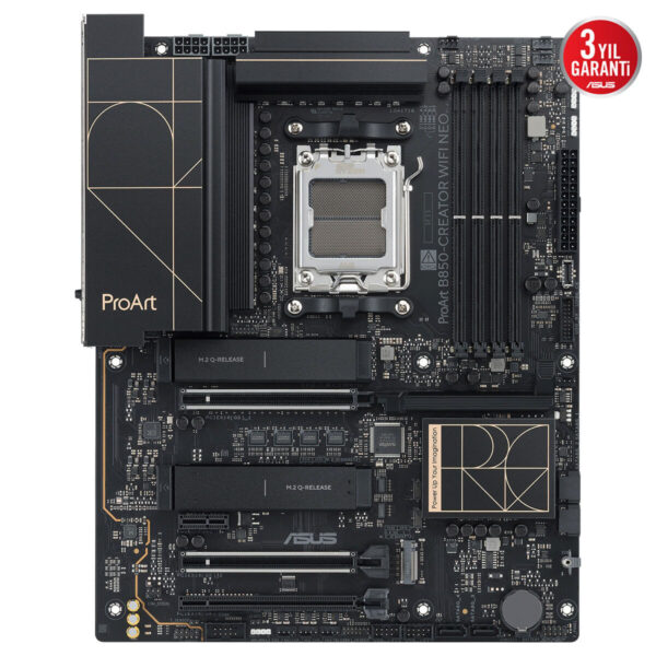 Asus Proart B850 Creator Wifi Neo 9000 Mhz (oc) Ddr5 Am5 Soket M.2 Hdmi Dp Atx Anakart 4