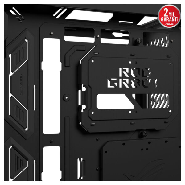 Asus Rog Cronox Gr801 Argb Panaromik Temperli Cam Lcd Ekranlı Full Tower E Atx Gaming Kasa 16