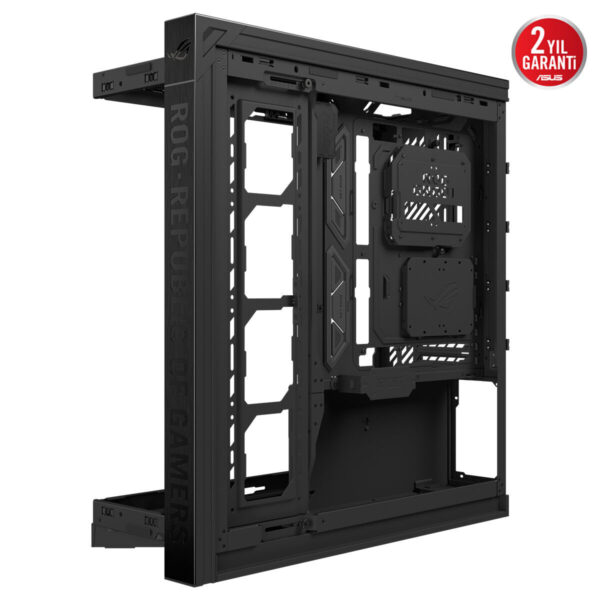 Asus Rog Cronox Gr801 Argb Panaromik Temperli Cam Lcd Ekranlı Full Tower E Atx Gaming Kasa 17