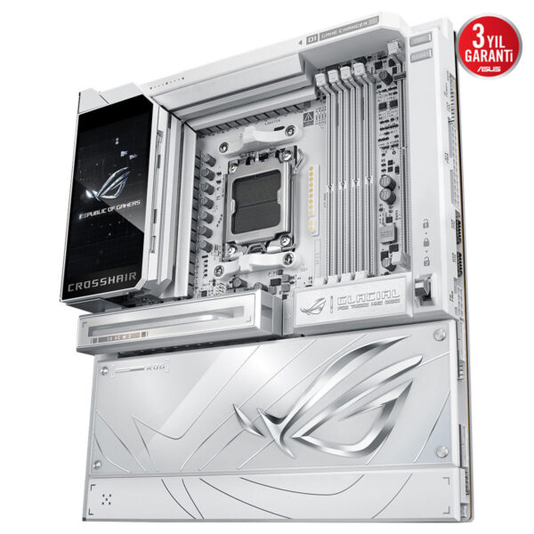 Asus Rog Crosshair X870e Glacial 9600mhz (oc) Ddr5 Soket Am5 M.2 Usb4 E Atx Anakart 6