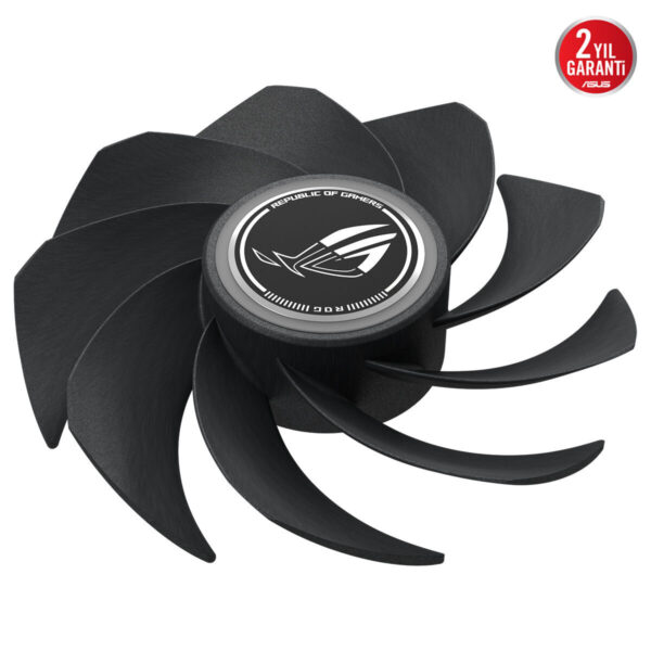ASUS ROG Eurux GR120 ARGB 120mm kasa fanı siyah tasarım, çok kanatlı soğutucu fanı ile güçlendirilmiş bilgisayar kasası soğutucu parçası.