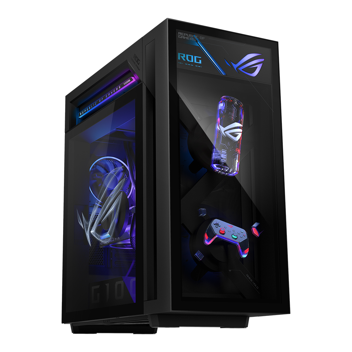 Asus Rog G1000 2026 Gm1000ty Xs999 Amd Ryzen 9 9950x 3d 32gb Ddr5 2tb Ssd Geforce Rtx 5090 32gb W11 Pro Gaming Masaustu Bilgisayar 1