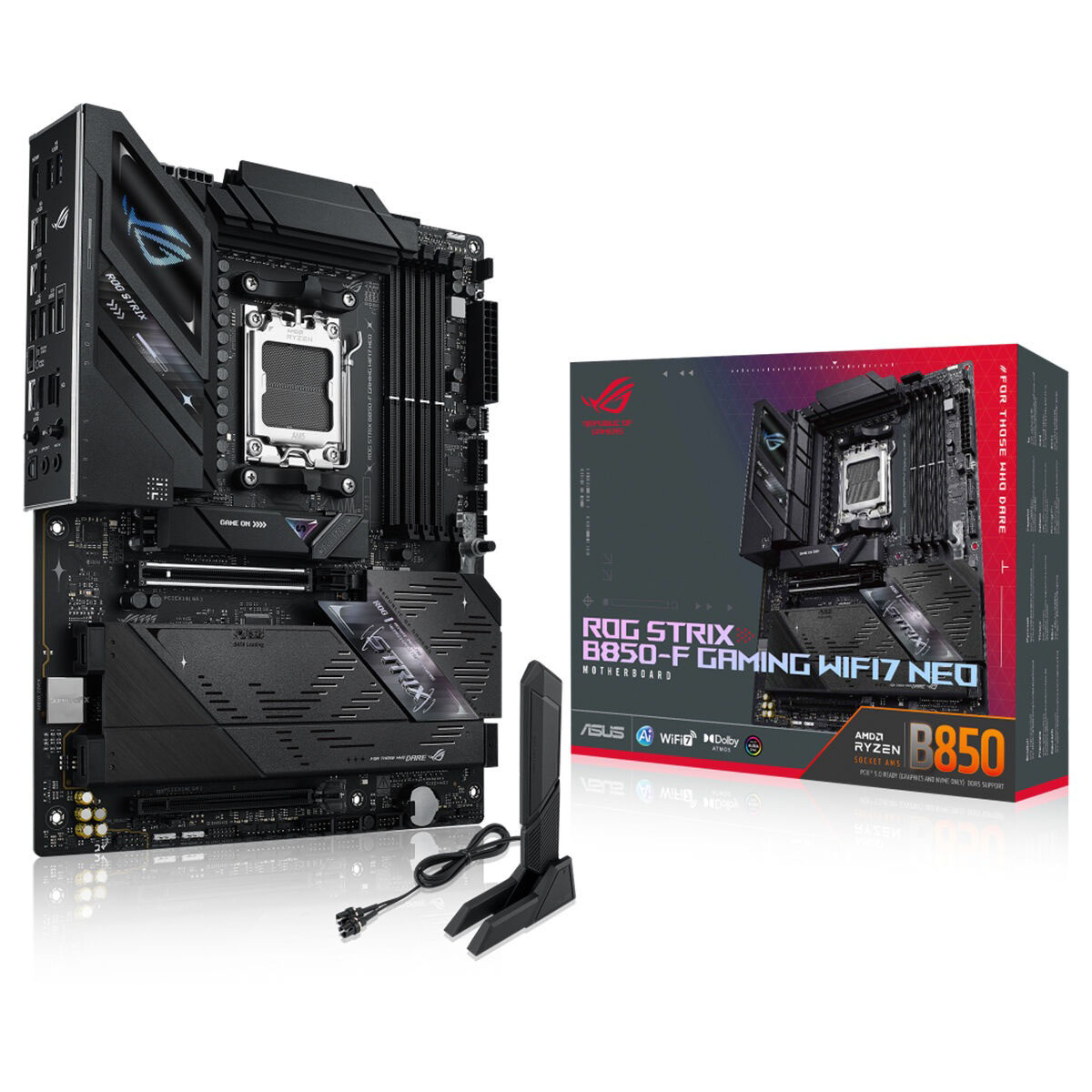 Asus Rog Strix B850 F Gaming Wifi7 Neo Ddr5 Soket Am5 M.2 Hdmi Atx Anakart 1