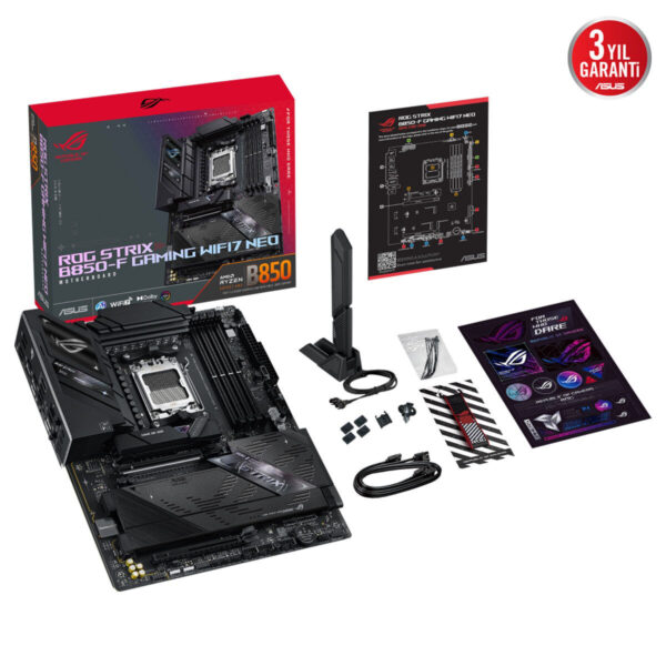 Asus Rog Strix B850 F Gaming Wifi7 Neo Ddr5 Soket Am5 M.2 Hdmi Atx Anakart 14