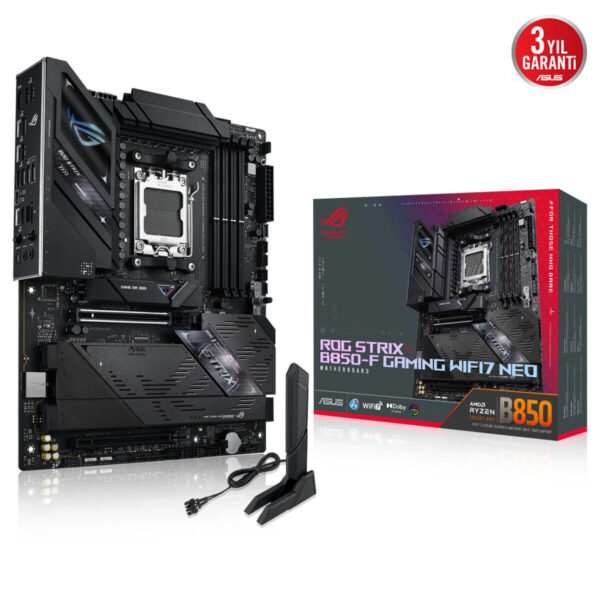 Asus Rog Strix B850 F Gaming Wifi7 Neo Ddr5 Soket Am5 M.2 Hdmi Atx Anakart 2