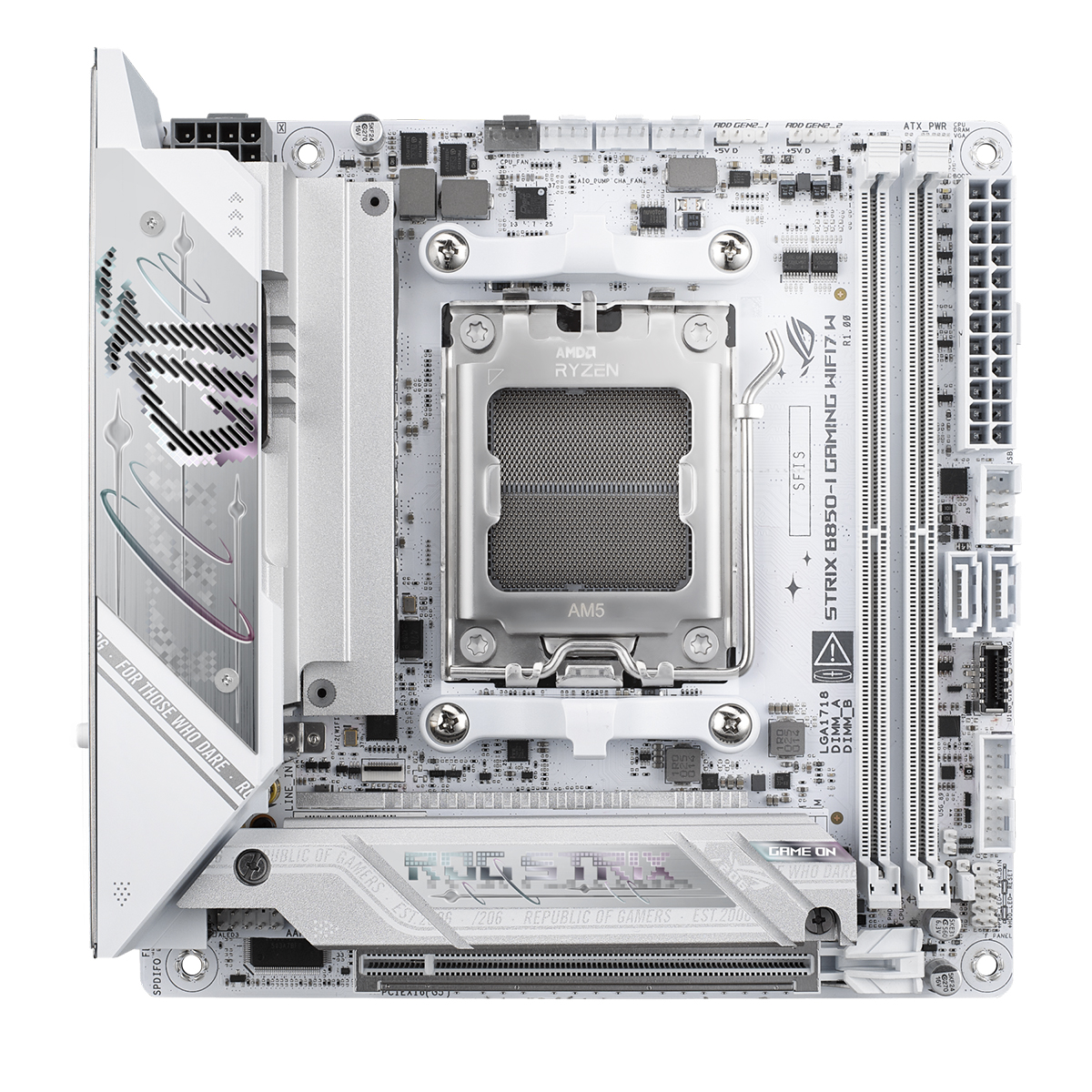 Asus Rog Strix B850 I Gaming Wifi7 W 9600mhz Oc Ddr5 Am5 Soket M 2 Hdmi Mini Itx Anakart 1